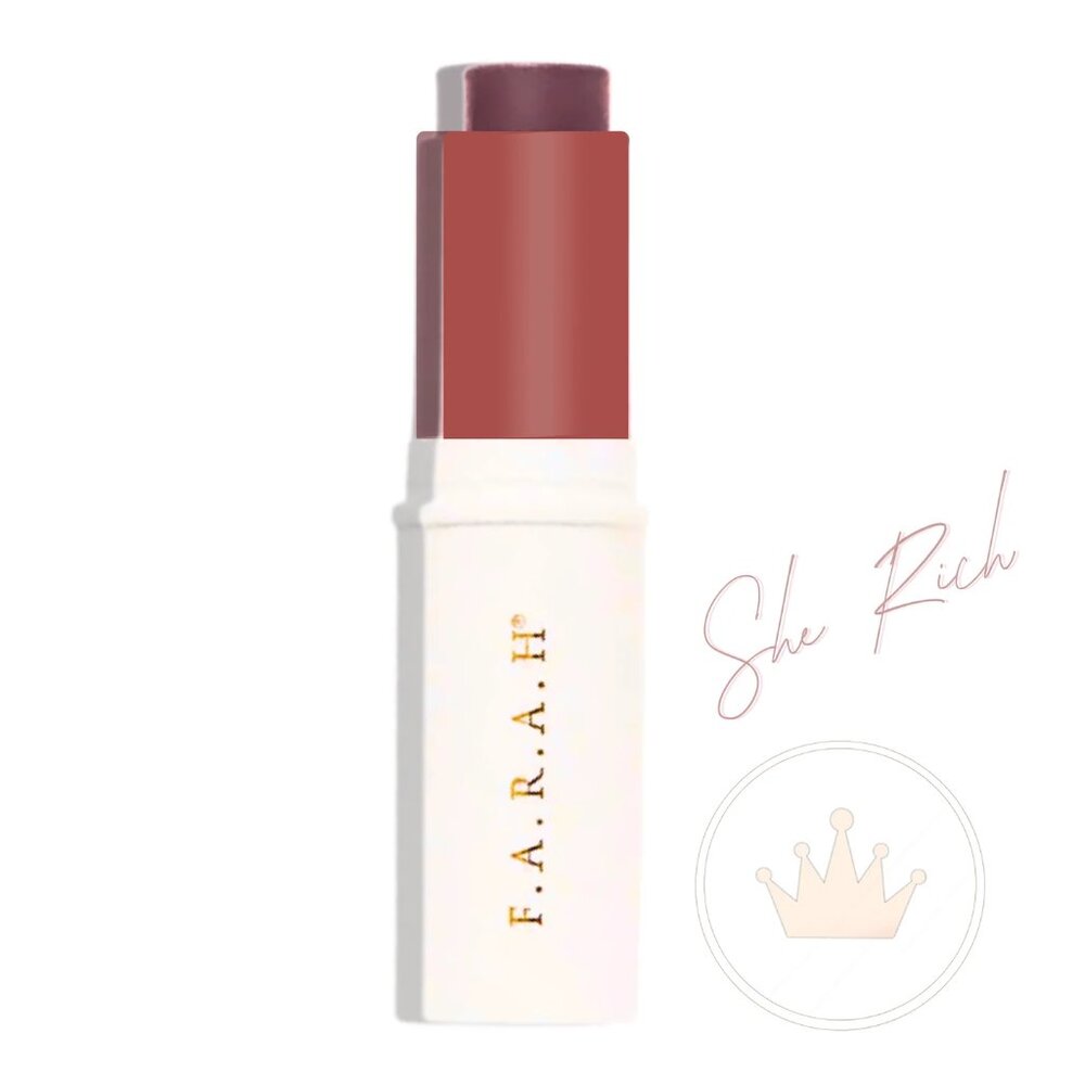 F.A.R.A.H  Creamy Malai Blush Stick - She Rich (deep mauve)